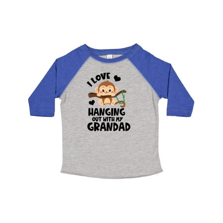 Inktastic Monkey I Love Hanging out with My Grandad Gift Toddler Boy or Toddler Girl T-Shirt
Inktastic Monkey I Love Hanging out with My Grandad Gift Toddler Boy or Toddler Girl T-Shirt