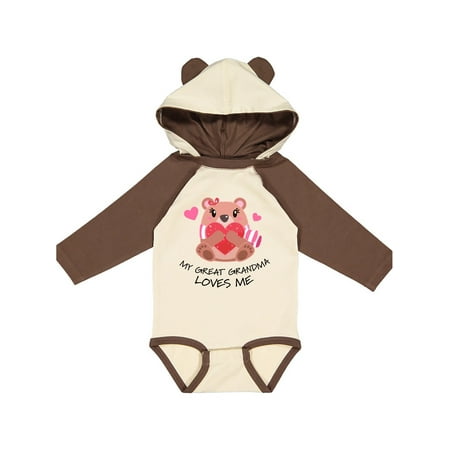 Inktastic My Great Grandma Loves me- bear and hearts Gift Baby Boy or Baby Girl Long Sleeve Bodysuit
Inktastic My Great Grandma Loves me- bear and hearts Gift Baby Boy or Baby Girl Long Sleeve Bodysuit