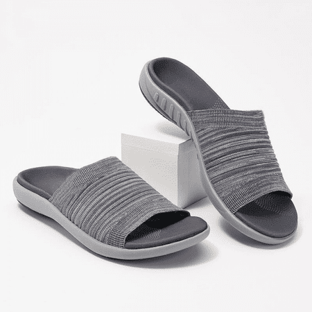 Wish Women s Andrea Open Toe Slide Slipper with Moisture Wicking for Indoor/Outdoor Comfort and Arch Support S1956
Wish Women s Andrea Open Toe Slide Slipper with Moisture Wicking for Indoor/Outdoor Comfort and Arch Support S1956