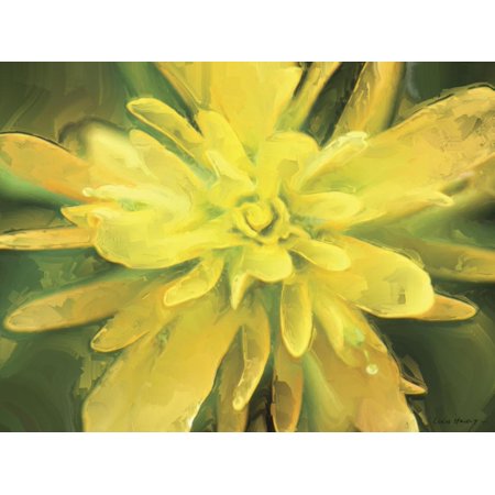 Painterly Flower VII Print Wall Art By Lola Henry