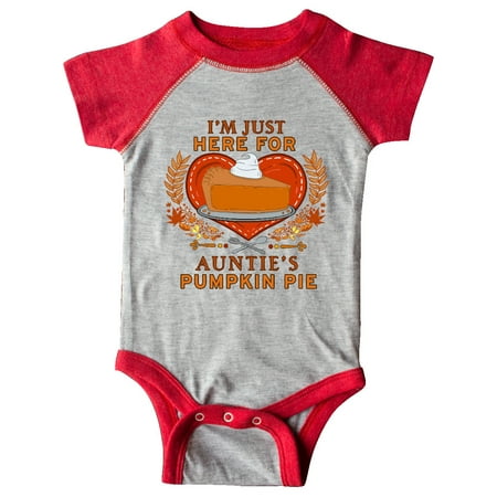 Inktastic I m Just Here for Auntie s Pumpkin Pie with Hearts Gift Baby Boy or Baby Girl Bodysuit
Inktastic I m Just Here for Auntie s Pumpkin Pie with Hearts Gift Baby Boy or Baby Girl Bodysuit