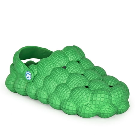 Wild Diva Unisex Non-Slip Bubble Cloud Lychee Waterproof Massage Reflexology Rubber Shower Slingback Slides (Green 6)
Wild Diva Unisex Non-Slip Bubble Cloud Lychee Waterproof Massage Reflexology Rubber Shower Slingback Slides (Green 6)
