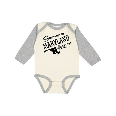 Inktastic Someone in Maryland Loves Me Gift Baby Boy or Baby Girl Long Sleeve Bodysuit
Inktastic Someone in Maryland Loves Me Gift Baby Boy or Baby Girl Long Sleeve Bodysuit