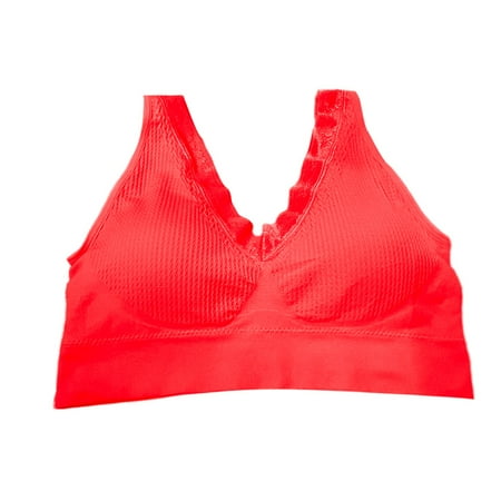 Female Bra Front Side Buckle Lace Trim Without Steel Ring Seamless Gathering Adjustable Yoga Cute Elegant Bras For Women
Female Bra Front Side Buckle Lace Trim Without Steel Ring Seamless Gathering Adjustable Yoga Cute Elegant Bras For Women