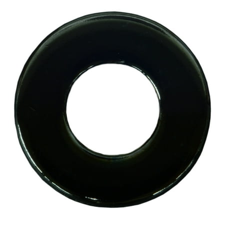 #10 x 13/64 x 7/16 Black Chrome Plated Grade 2 Steel AN Washers (20 pcs.)