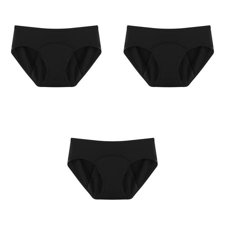absuyy Plus Size Panties for Women Low Waist Cotton Breathable Four Layer Physiological 3PC Brief Underwear Black Size XL
absuyy Plus Size Panties for Women Low Waist Cotton Breathable Four Layer Physiological 3PC Brief Underwear Black Size XL