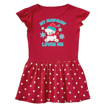 Inktastic Polar Bear My Mawmaw Loves Me in Santa Hat with Snowflakes Gift Toddler Girl Dress
Inktastic Polar Bear My Mawmaw Loves Me in Santa Hat with Snowflakes Gift Toddler Girl Dress