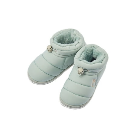 Fangasis Kids Lightweight Warm Shoes Drawstring Non-Slip Bootie Shoe Cold Weather Comfort Memory Foam Snow Boot Green 6.5C
Fangasis Kids Lightweight Warm Shoes Drawstring Non-Slip Bootie Shoe Cold Weather Comfort Memory Foam Snow Boot Green 6.5C