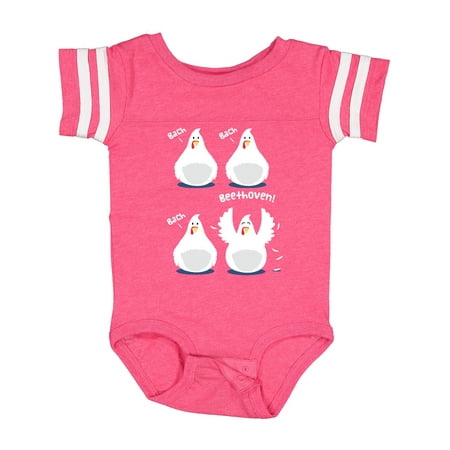 Inktastic Bach Beethoven Funny Chicks Gift Baby Boy or Baby Girl Bodysuit