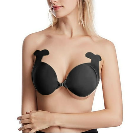 REORIAFEE Strapless Sticky Bras for Women Push up Invisible Bra Silicone Sticker Lift Seamless Bra 1 Pair Black XXL
REORIAFEE Strapless Sticky Bras for Women Push up Invisible Bra Silicone Sticker Lift Seamless Bra 1 Pair Black XXL
