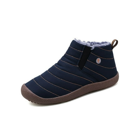 Welliumy Womens Mens Snow Boots Casual Pedal Boot Slip On Winter Shoe Outdoor Warm Shoes Walking Non-Slip Plush Lined Ankle Booties Blue 11
Welliumy Womens Mens Snow Boots Casual Pedal Boot Slip On Winter Shoe Outdoor Warm Shoes Walking Non-Slip Plush Lined Ankle Booties Blue 11
