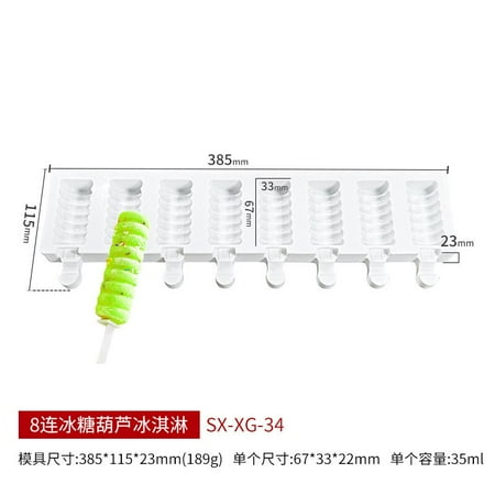 Ice Cream Molds Silicone Ice Cream Making Machine Popsicle Mold Ice Pop Mar Mould for pastry Freeze Ice Tray Ca Tool
Ice Cream Molds Silicone Ice Cream Making Machine Popsicle Mold Ice Pop Mar Mould for pastry Freeze Ice Tray Ca Tool