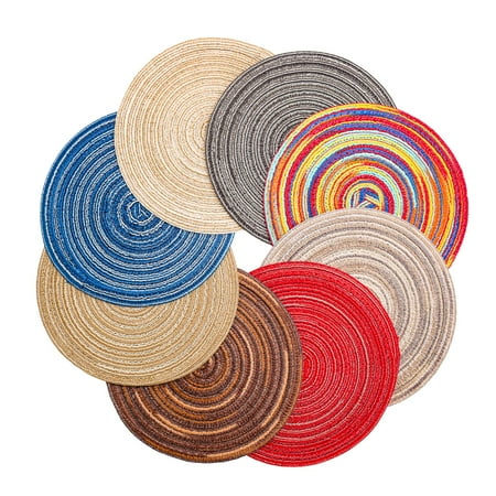 8Pcs 7.3 Inch Diameter Miniature Weaving Round Rug Miniature Carpets for Mini House Decor
8Pcs 7.3 Inch Diameter Miniature Weaving Round Rug Miniature Carpets for Mini House Decor