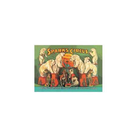 "Sparks Circus" Print (Unframed Paper Poster Giclee 20x29)
