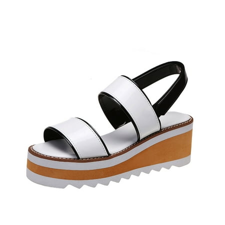 Womens Shoes Fashion Stitching Color Minimalistic Thick Bottom Increased Roman Sandals Summer Open Toe Slide Sandals Comfortable Flats Flip-Flops Casual Platforms Heeled Wedge Sandals A41561
Womens Shoes Fashion Stitching Color Minimalistic Thick Bottom Increased Roman Sandals Summer Open Toe Slide Sandals Comfortable Flats Flip-Flops Casual Platforms Heeled Wedge Sandals A41561