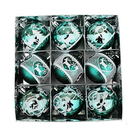 9Pcs Christmas Balls Decor Hanging Decor New Year Party Small Pendant Ornaments(Green)
9Pcs Christmas Balls Decor Hanging Decor New Year Party Small Pendant Ornaments(Green)