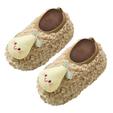 

Tarmeek Infant Baby Booties Winter Baby Boys Girls Slippers Soft Baby Crib Socks Shoes Warm Baby Footwear for Newborn Toddler 0-4T