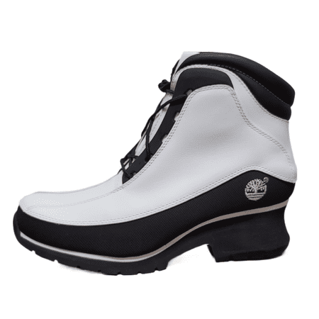 Timberland Women Euro Dub Spin White Medium Boot 85371 Size 8.5 US