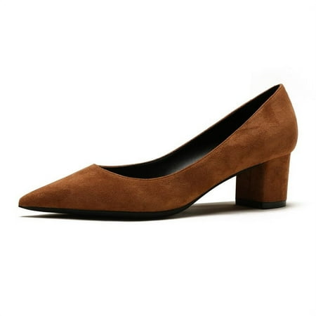 YCNYCHCHY Women Kid Suede Leather Thick High Heels New Casual Office Pumps Classic Black Pink Blue Pumps For Ladies Shoes Big Size
YCNYCHCHY Women Kid Suede Leather Thick High Heels New Casual Office Pumps Classic Black Pink Blue Pumps For Ladies Shoes Big Size