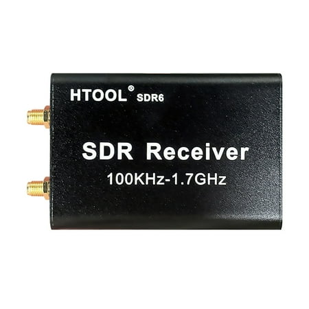 SDR6 Software Defined Radio Receiver - 100KHz to 1.7GHz Full Band with USB-C, Compatible with PC & Android for AM/FM/SSB/CW/Digital Modes