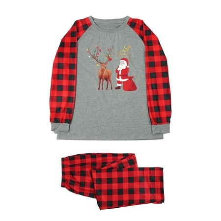 Christmas Pajamas for Family Parent-Child Outfit Winter Fall Merry Letter Plaid Print Plaid Long Sleeves Trousers Pajama Sets
Christmas Pajamas for Family Parent-Child Outfit Winter Fall Merry Letter Plaid Print Plaid Long Sleeves Trousers Pajama Sets