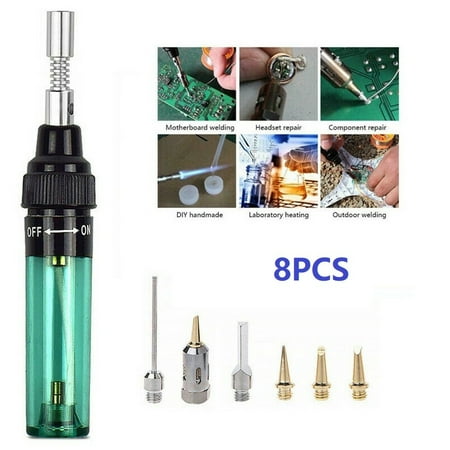 BAMILL Butane Gas Soldering Iron Cordless Welding Torch Pen Tool Kit + Accessory Set
BAMILL Butane Gas Soldering Iron Cordless Welding Torch Pen Tool Kit + Accessory Set