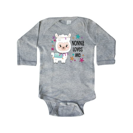 Inktastic Nonna Loves Me- cute and happy llama Gift Baby Boy or Baby Girl Long Sleeve Bodysuit
Inktastic Nonna Loves Me- cute and happy llama Gift Baby Boy or Baby Girl Long Sleeve Bodysuit