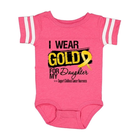 Inktastic Childhood Cancer Ribbon For My Daughter Gift Baby Boy or Baby Girl Bodysuit
Inktastic Childhood Cancer Ribbon For My Daughter Gift Baby Boy or Baby Girl Bodysuit
