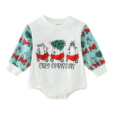 None Baby Girls Boys Cotton Christmas Tree Print Autumn Long Sleeve Romper Sweatshirt Bodysuit Xmas Clothes New Baby Boy Gift
None Baby Girls Boys Cotton Christmas Tree Print Autumn Long Sleeve Romper Sweatshirt Bodysuit Xmas Clothes New Baby Boy Gift