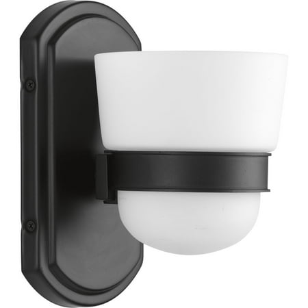 Index Collection One-Light Matte Black Etched Opal Glass Modern Bath Vanity Light
Index Collection One-Light Matte Black Etched Opal Glass Modern Bath Vanity Light