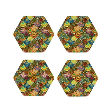 Yiaed Colorful Circle Print Leather Coasters for Drinks - Cup Coasters Coffee Table Kitchen Table Bar Home & Office Gifts Handmade Drink Coasters-Hexagon
Yiaed Colorful Circle Print Leather Coasters for Drinks - Cup Coasters Coffee Table Kitchen Table Bar Home & Office Gifts Handmade Drink Coasters-Hexagon