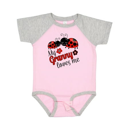 Inktastic My Granny Loves Me with Cute Ladybugs Gift Baby Boy or Baby Girl Bodysuit
Inktastic My Granny Loves Me with Cute Ladybugs Gift Baby Boy or Baby Girl Bodysuit