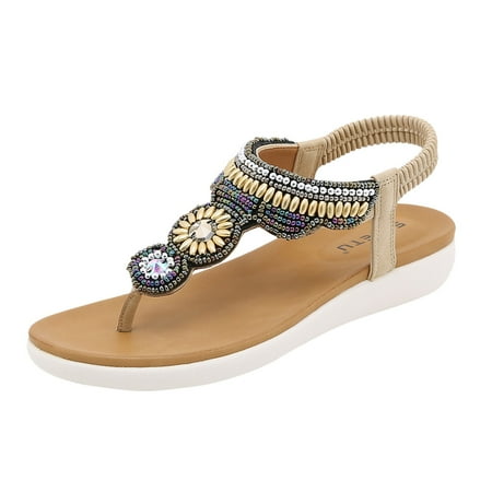 New Summer Ethnic Style Beach Seaside Bohemian Retro Beaded Rhinestone Summer Sandals Women
New Summer Ethnic Style Beach Seaside Bohemian Retro Beaded Rhinestone Summer Sandals Women