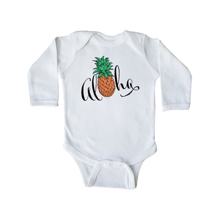 Inktastic Aloha- in cursive with pineapple Gift Baby Boy or Baby Girl Long Sleeve Bodysuit
Inktastic Aloha- in cursive with pineapple Gift Baby Boy or Baby Girl Long Sleeve Bodysuit