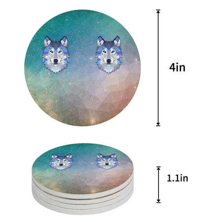 FMSHPON Giraffe Set of 8 Round Coaster for Drinks Absorbent Ceramic Stone Coasters Cup Mat with Cork Base for Home Kitchen Room Coffee Table Bar Decor 
FMSHPON Giraffe Set of 8 Round Coaster for Drinks Absorbent Ceramic Stone Coasters Cup Mat with Cork Base for Home Kitchen Room Coffee Table Bar Decor