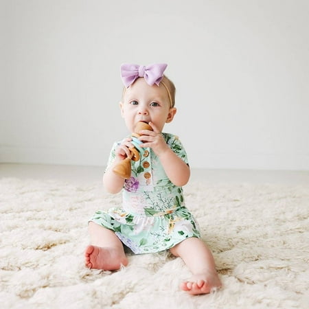Erin Short Sleeve Henley Twirl Skirt Bodysuit Size 6-12 Months