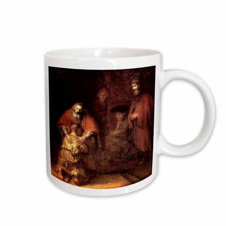 3dRose Print of Rembrandt Painting The Prodigal Son Ceramic Mug 15-ounce