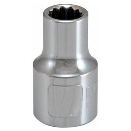 12 Point 0.5 in. Drive Master Mechanic 17 mm Metric Shallow Socket