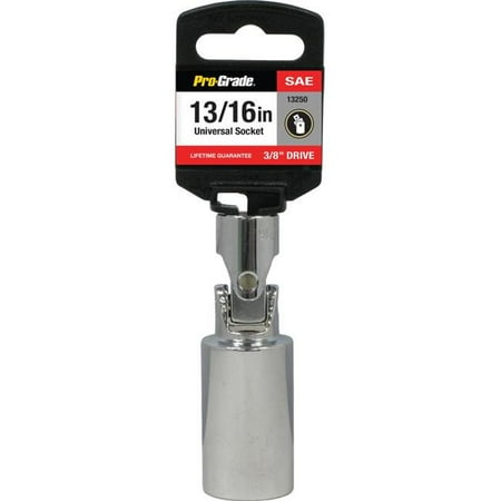 Pro-Grade 13250 0.37 Drive x 0.81 in. Universal Spark Plug Socket