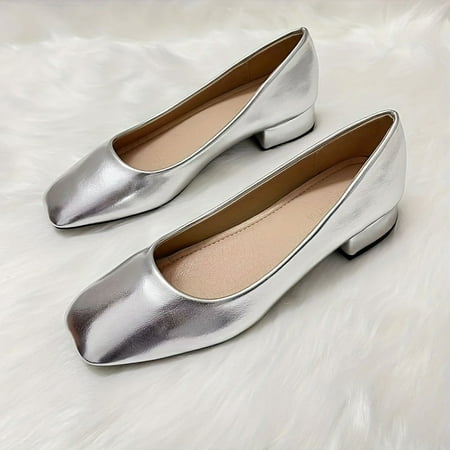 Women s Solid Color Chunky Heels Elegant Square Toe Dress Women s Slip On Heels
Women s Solid Color Chunky Heels Elegant Square Toe Dress Women s Slip On Heels