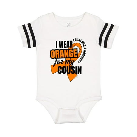 Inktastic I Wear Orange For My Cousin Leukemia Awareness Gift Baby Boy or Baby Girl Bodysuit
Inktastic I Wear Orange For My Cousin Leukemia Awareness Gift Baby Boy or Baby Girl Bodysuit