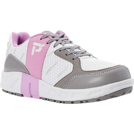 Women s Propet Matilda Sneaker White/Pink Mesh/Polyurethane 6.5 2E