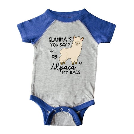 Inktastic Glamma s You Say Alpaca My Bags Gift Baby Boy or Baby Girl Bodysuit
Inktastic Glamma s You Say Alpaca My Bags Gift Baby Boy or Baby Girl Bodysuit