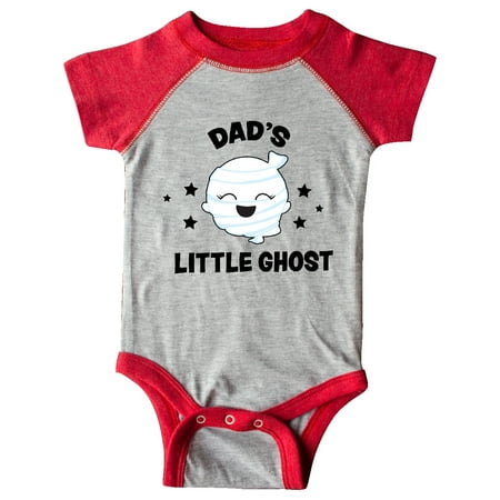 Inktastic Cute Dad s Little Ghost with Stars Gift Baby Girl Bodysuit