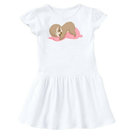 Inktastic Cute Baby Sloth Sleeping on Pink Pillow Gift Toddler Girl Dress
Inktastic Cute Baby Sloth Sleeping on Pink Pillow Gift Toddler Girl Dress