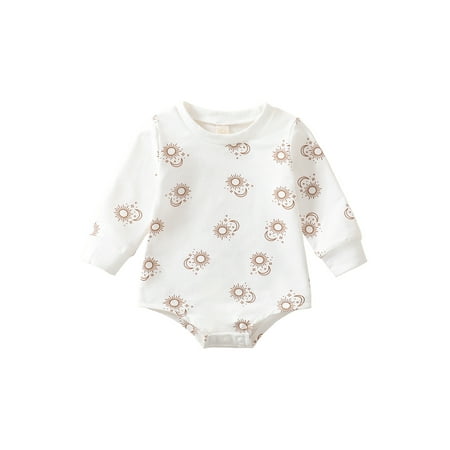 Peyakidsaa Baby Boys Girls Romper Casual Daily Long Sleeve Crew Neck Sun Moon Print Bodysuit
Peyakidsaa Baby Boys Girls Romper Casual Daily Long Sleeve Crew Neck Sun Moon Print Bodysuit
