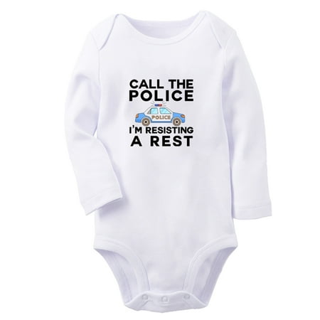 Call The Police I m Resisting A Rest Funny Rompers Newborn Baby Unisex Bodysuits Infant Jumpsuits Toddler 0-12 Months Kids Long Sleeves Oufits (White 0-6 Months)
Call The Police I m Resisting A Rest Funny Rompers Newborn Baby Unisex Bodysuits Infant Jumpsuits Toddler 0-12 Months Kids Long Sleeves Oufits (White 0-6 Months)