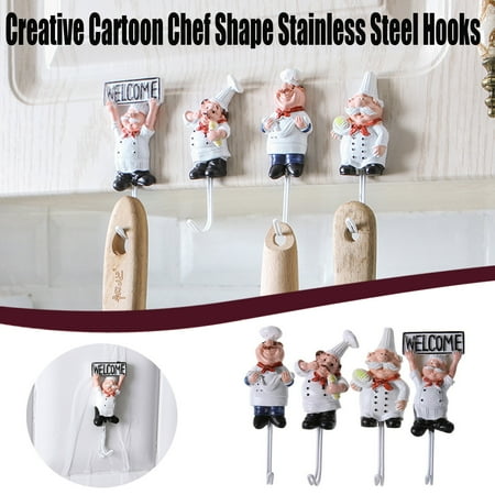 Hanger Steel Cartoon Wall Hooks Door Shape Kitchen Stainless Rustproof Cute Chef Kitchen,Dining & Bar Hooks TANGNADE
Hanger Steel Cartoon Wall Hooks Door Shape Kitchen Stainless Rustproof Cute Chef Kitchen,Dining & Bar Hooks TANGNADE