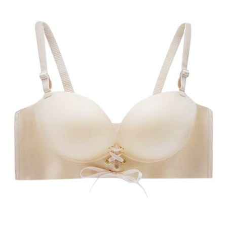 Women s Bras Women s Steel Rimless Summer Sexy Gathering Adjustment Small Chest Bra Thickened Back Thin Top Topped Bra Lingerie For Women
Women s Bras Women s Steel Rimless Summer Sexy Gathering Adjustment Small Chest Bra Thickened Back Thin Top Topped Bra Lingerie For Women