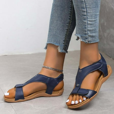 Homedles Sandals for Women Dressy Summer- Comfy 2023 New Slip on Summer wear Flat Casual Womens Sandals Dark Blue
Homedles Sandals for Women Dressy Summer- Comfy 2023 New Slip on Summer wear Flat Casual Womens Sandals Dark Blue